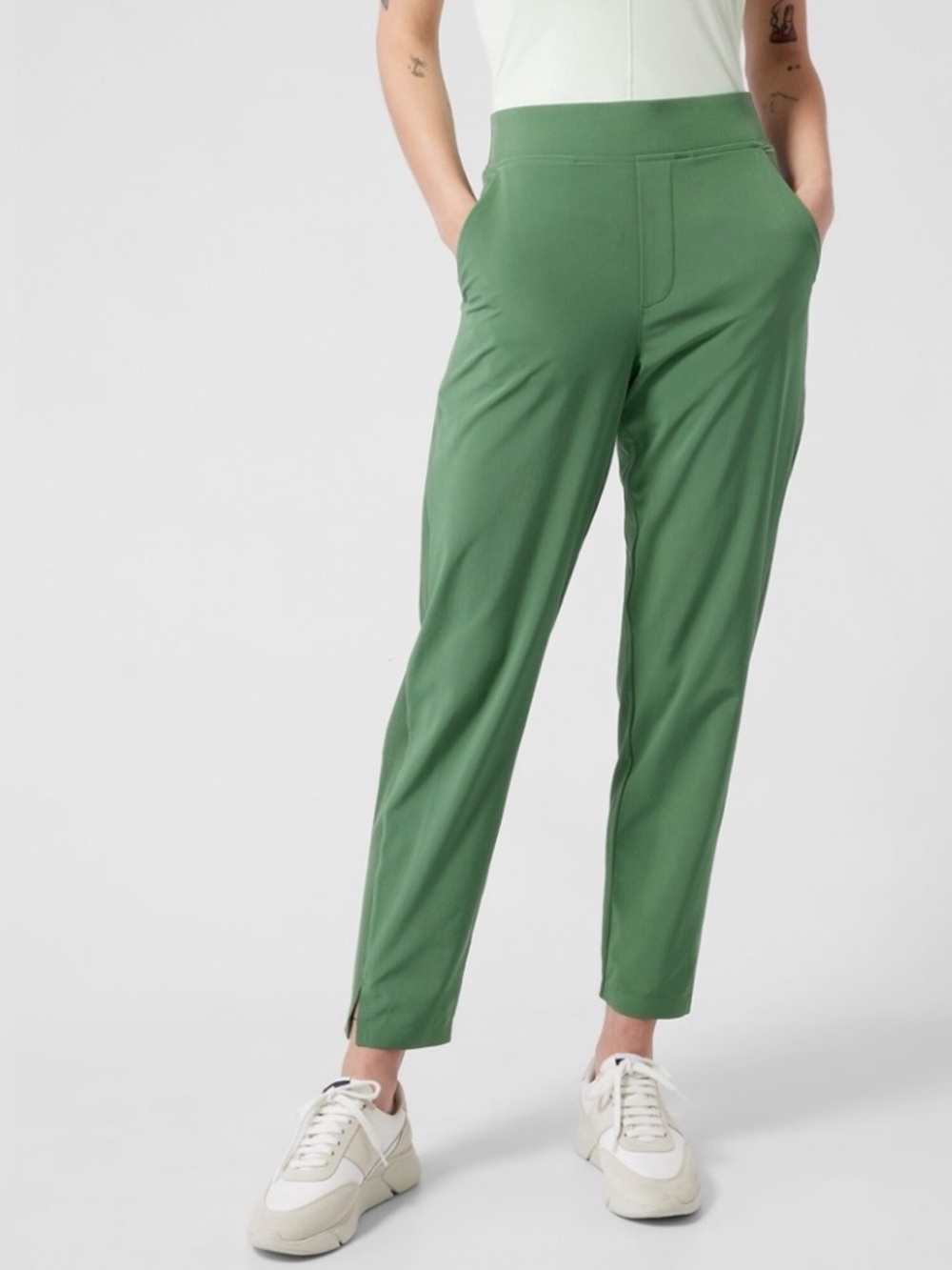 Athleta Brooklyn Ankle Pant Vineyard Green